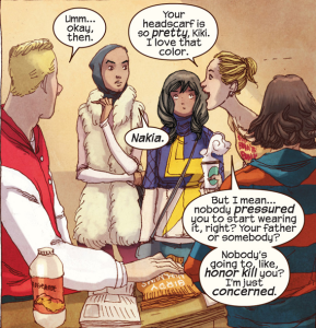 4.Photo 1 of Marvel comic still taken from page 4 of 27 from Ms. Marvel 001 digital comic book