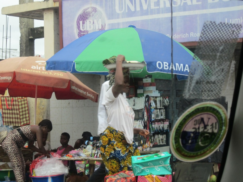 On Umbrellas… -- Lumley Market, Freetown Sierra Leone, July 2015